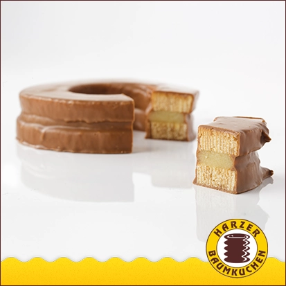 Baumkuchen Vollmilch mit Marzipanfüllung (200g)