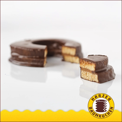 Baumkuchen Zartbitter mit Nougatfüllung (200g)